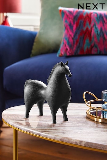 Black Abstract Horse Ornament (190230) | £18