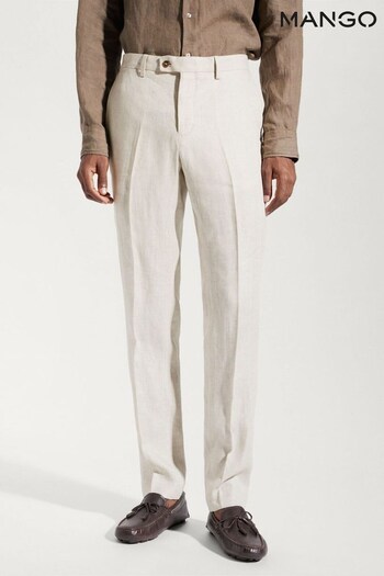 Mango 100% Linen Suit: Trousers (190740) | £80