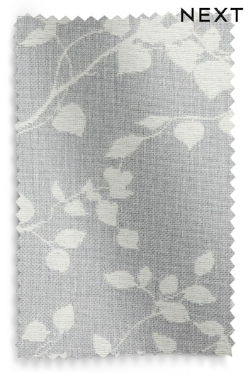 Vintage Leaf Blue Fabric Swatch (191081) | £0