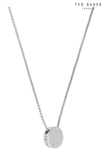 Ted Baker SEBILLE: Silver Tone Crystal Pendant Necklace For Women (191137) | £35