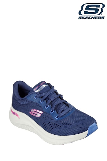 Skechers Dark Blue Arch Fit 2.0 Big League Trainers (191311) | £89