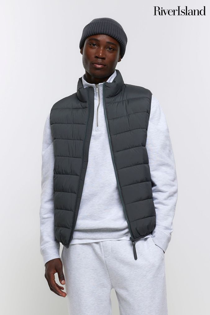 River island sales mens padded jacket
