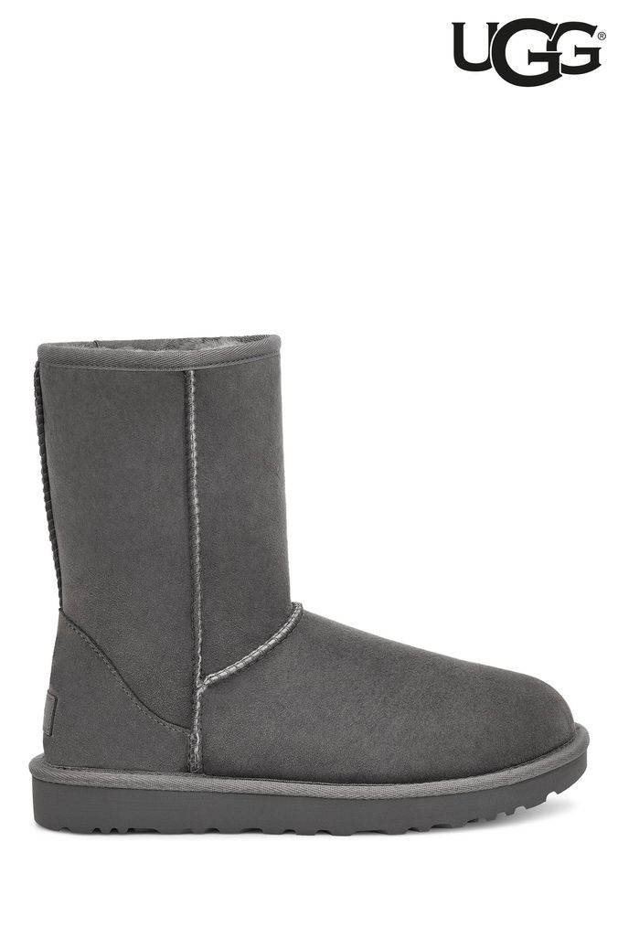 Ugg classic short sparkle sale zip exclusive boots charcoal