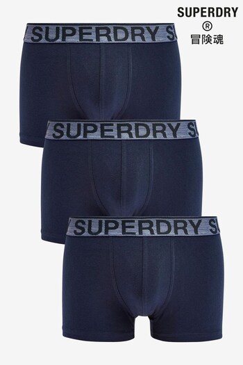 Superdry Blue Boxer Shorts 3 Pack (191977) | £30