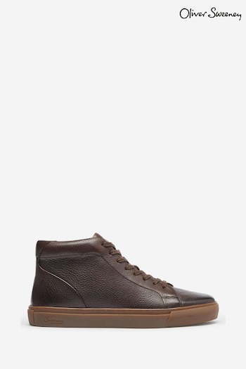 Oliver Sweeney Laxey Chocolate Suede Brown Trainers (192598) | £159
