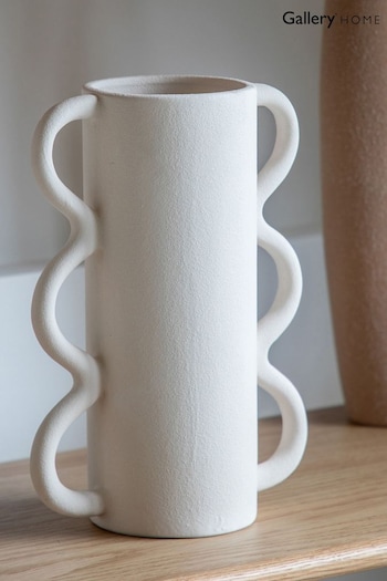 Gallery Home White Newman Vase (192700) | £28