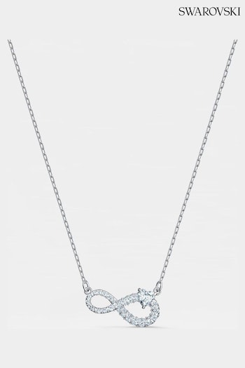 Swarovski Grey Crystal Infinity Necklace (192979) | £75