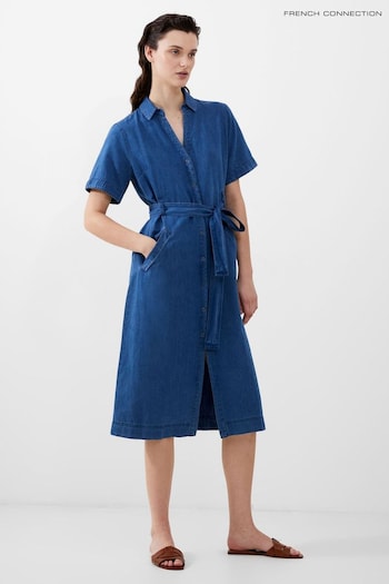 French Connection Zaves Chambray Denim Dress (193387) | £85