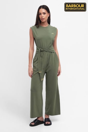 Barbour® International Bluford Stretch Cotton Jumpsuit (193409) | £100