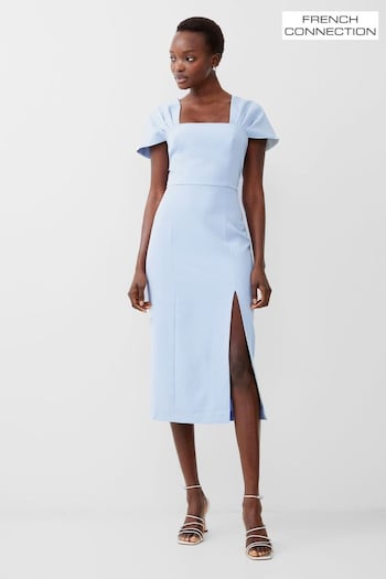 French Connection Echo Crepe Off Shoulder Dress (193412) | £110