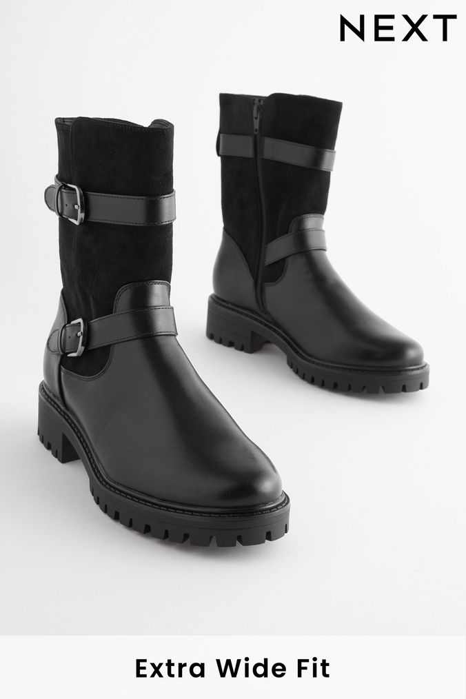 Buy Women s Boots Biker Low Ankle Footwear Online Next UK
