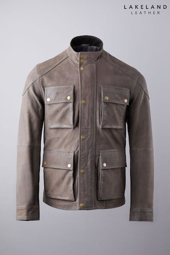 Lakeland Leather Strickland Leather Brown Jacket (193642) | £279