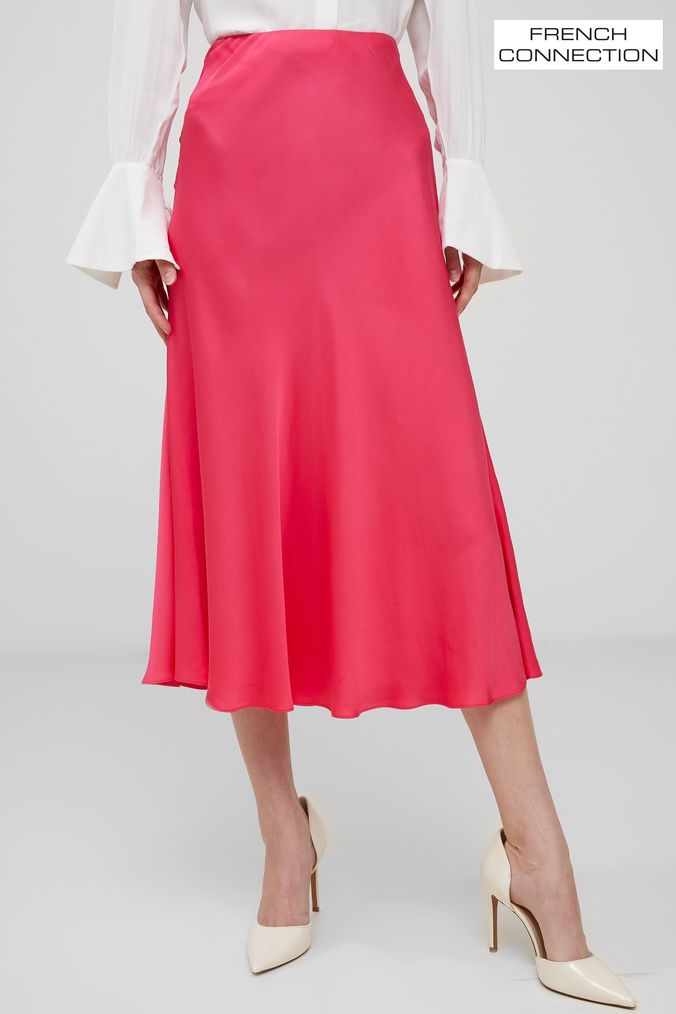 Pink midi skirt next discount