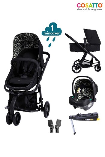 Black Cosatto Giggle 2 in 1 Travel System Bundle (193974) | £600