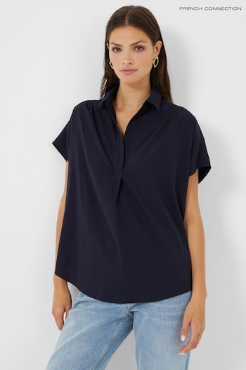 French Connection Crepe Light Sleeveless Popover Shirt (194104) | £35