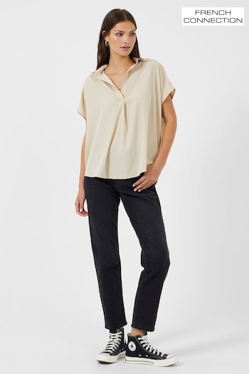 French Connection Crepe Light Sleeveless Popover Shirt (194388) | £35