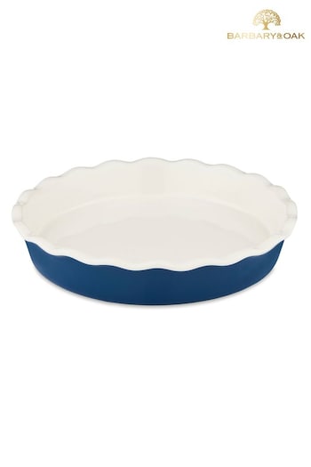 Barbary & Oak Blue 27cm Ceramic Pie Dish (194406) | £25