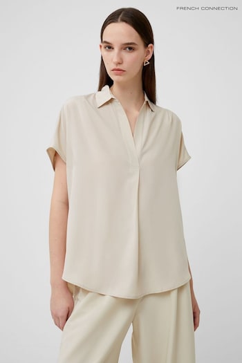 French Connection Crepe Light Sleeveless Popover Shirt (194437) | £35