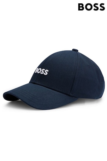 BOSS Blue Embroidered Logo Cap (194448) | £35