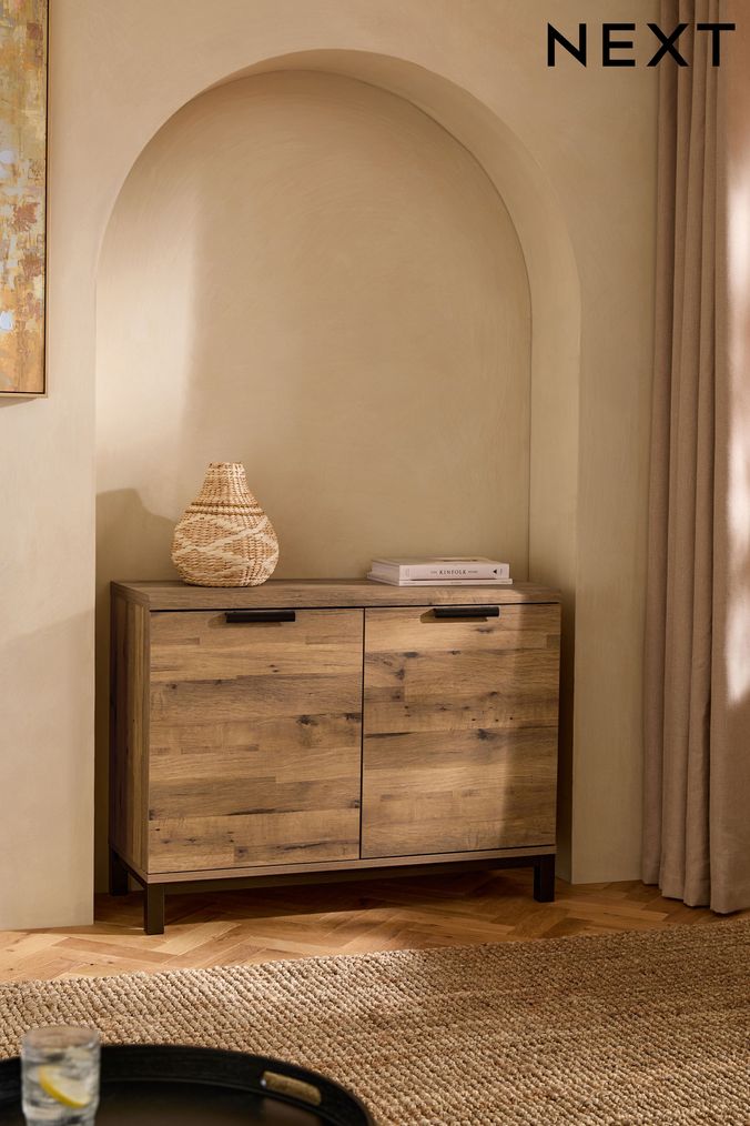 Dark Bronx Oak Effect Small Sideboard (194648) | £250
