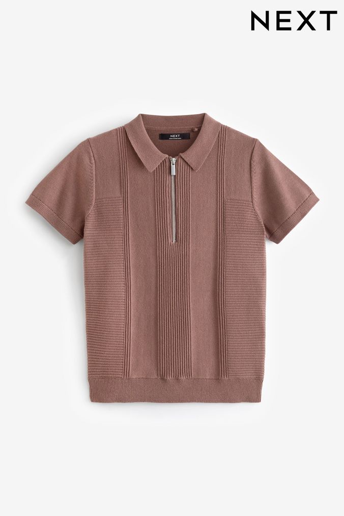 Skechers polo store shirt kids red