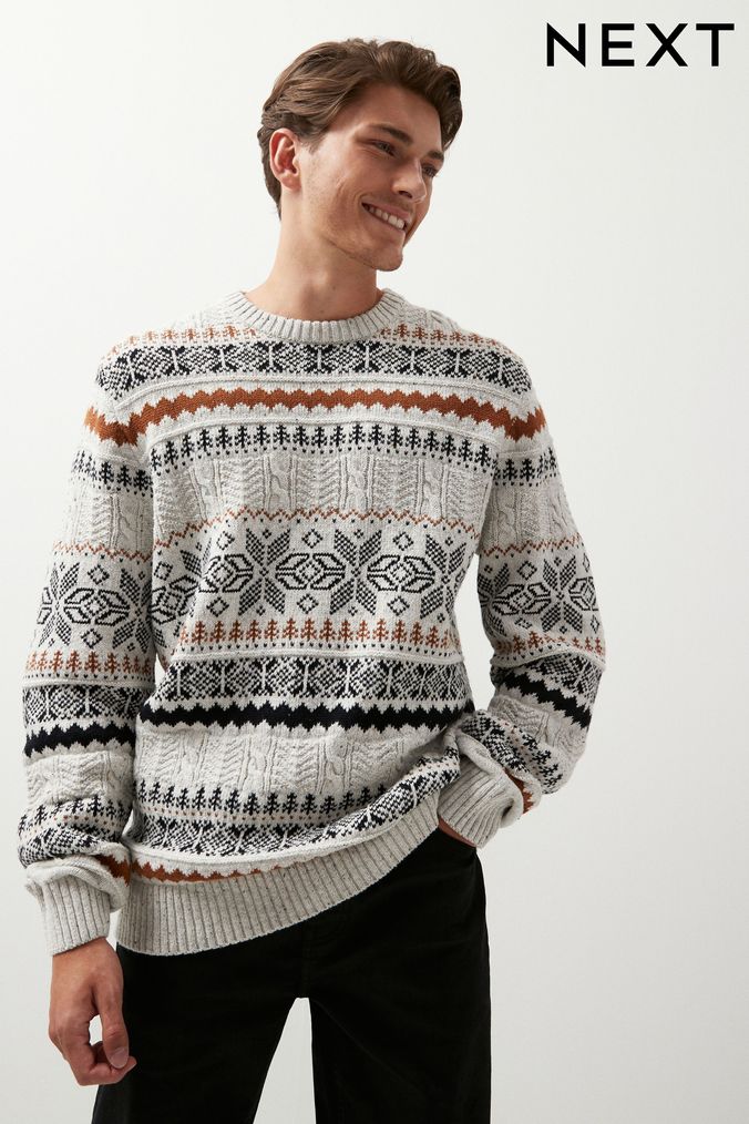Mens plus size outlet christmas jumpers