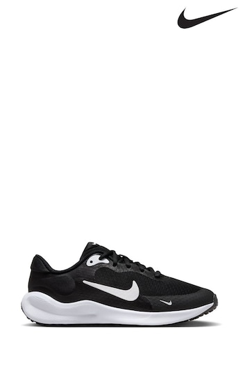 Nike with Black/White Youth Revolution 7 Trainers (195567) | £45