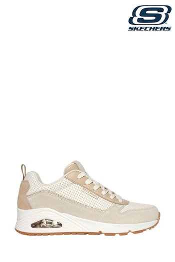 Skechers Dlites Natural Uno Two Much Fun Trainers (195604) | £79
