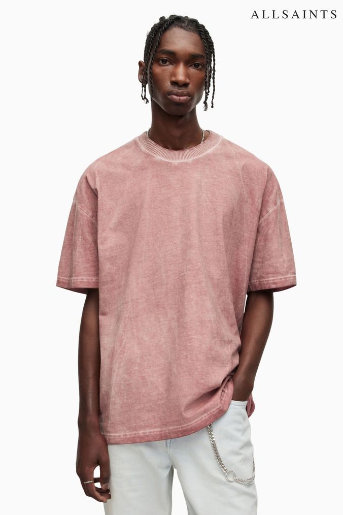Buy Men s Pink Print Tops Online Next UK