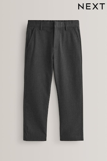 Grey Plus Waist School Formal Straight sweat Trousers (3-17yrs) (195989) | £9 - £18