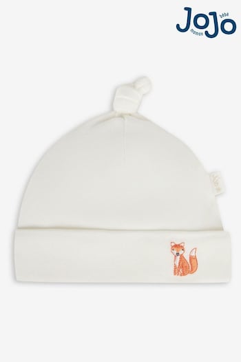JoJo Maman Bébé Cream Fox Baby Hat (196247) | £5