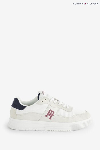Tommy Hilfiger Supercup Mix White Trainers (196493) | £110