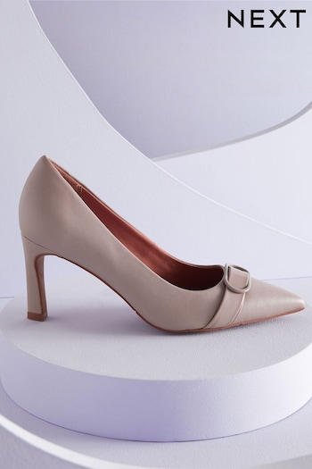 Taupe Forever Comfort With Motionflex Hardware Trim Court Shoes (197228) | £56
