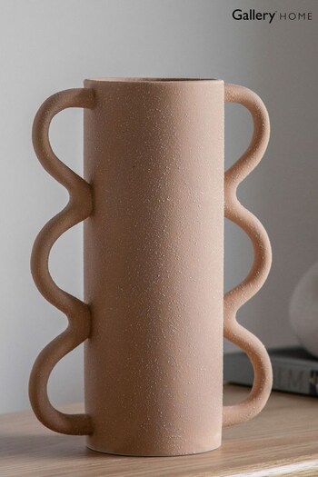 Gallery Home Brown Newman Textured Vase (197361) | £28