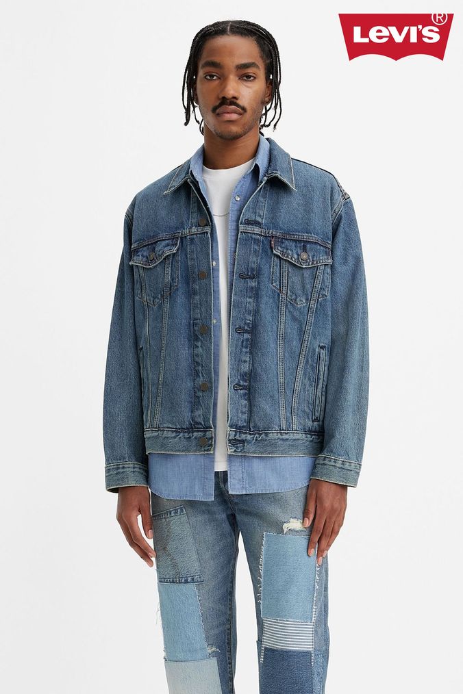 Men s Levi s Jackets Levi s Denim Sherpa Jackets Next