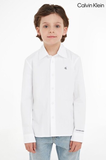 Calvin Junior Klein Kids Ceremony White Shirt (198498) | £65