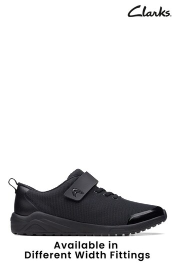Clarks Black Multi Fit Aeon Pace Trainers (1984M4) | £22 - £23