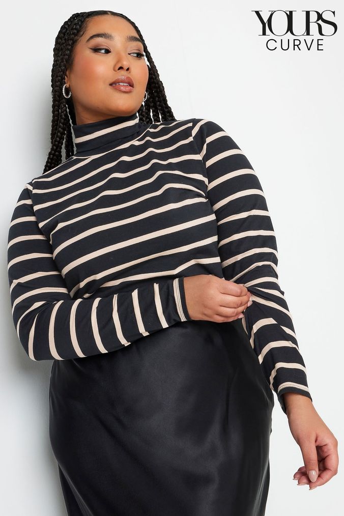 Buy Women s Yours Curve Roll Neck Jumpers Online Next UK