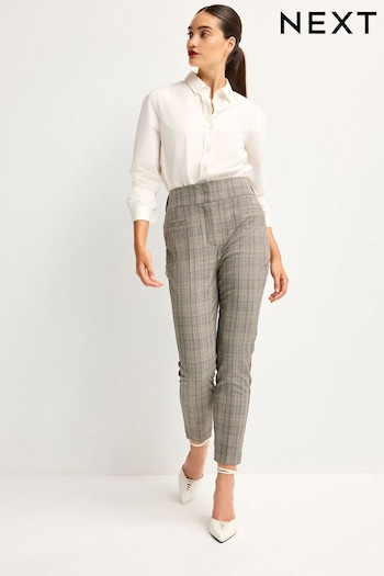 Brown Check Shapewear Skinny Trousers (198737) | £34