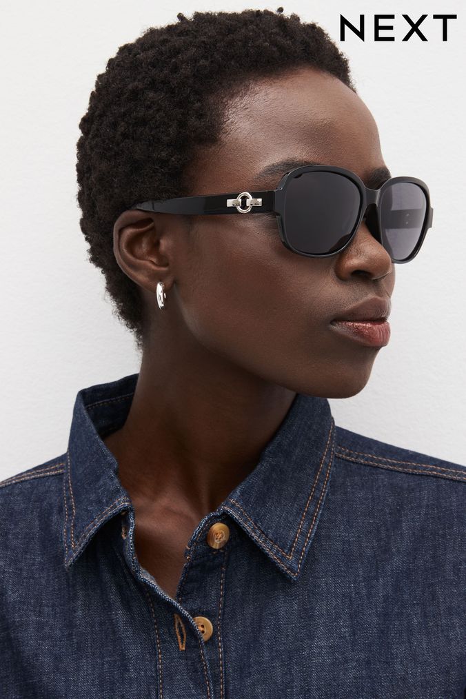 Women s Brown Sunglasses Aviator Square Brown Sunglasses Next