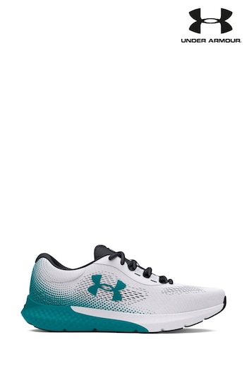 Under Armour White Regular Fit Graphic Print Trainers (199100) | £75