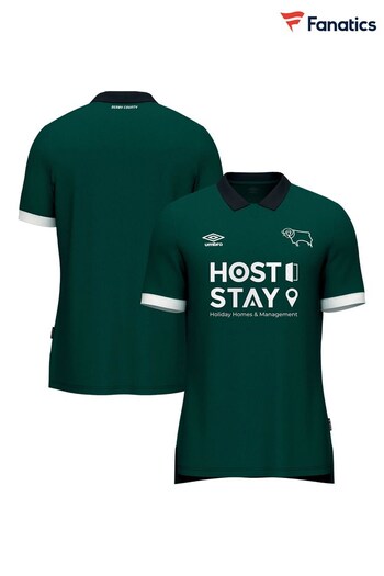 Fanatics Green Derby County Umbro Third Shirt 2023-24 (199202) | £55