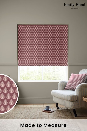 Emily Bond Raspberry Pink Jaipur Made to Measure Roman Blinds (199287) | £79