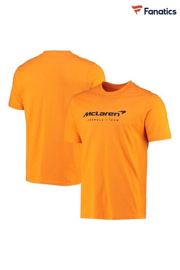 Fanatics Orange McLaren Essential Logo T-Shirt (199624) | £29