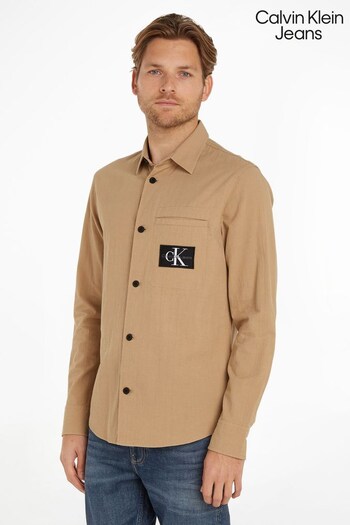 Calvin Klein Jeans Textured Brown Shirt (199794) | £110