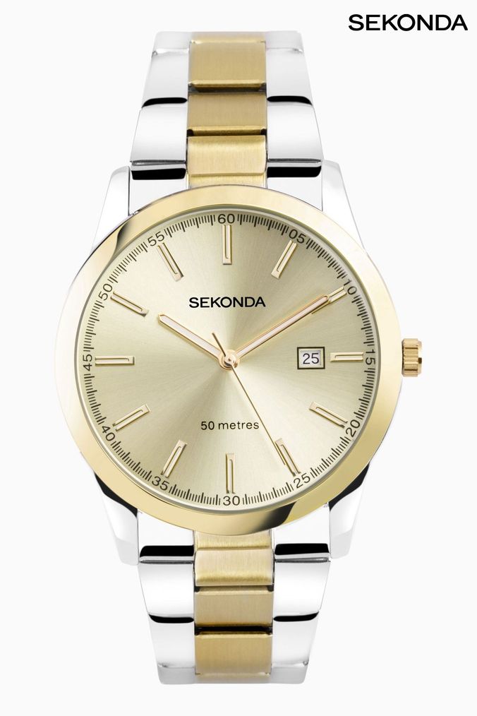 Sekonda gold watch discount mens