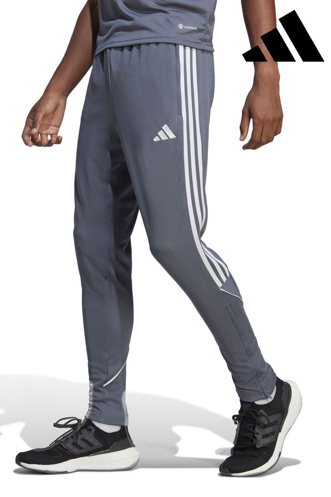 Buy Men s Adidas Grey Joggers Online Next UK