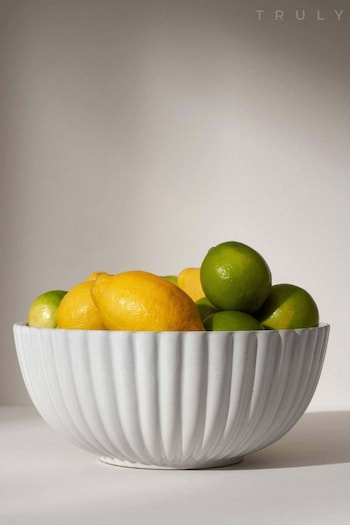 Truly Grey Large Fluted Serving Bowl (1GA840) | £18