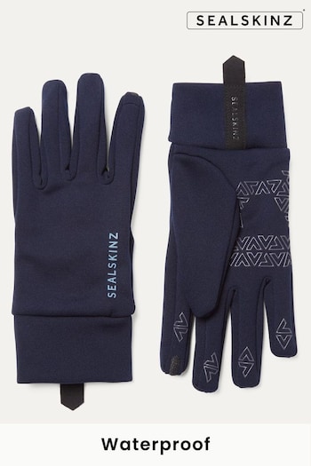 SEALSKINZ Tasburgh Water Repellent All Weather Black Gloves (200328) | £30