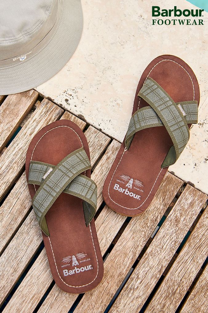 Mens barbour deals sliders
